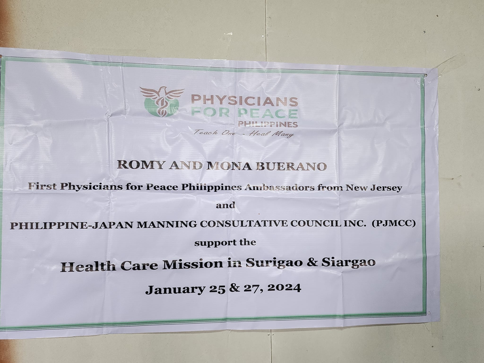 Healthcare Mission in Surigao and Siargao